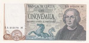 Italy, 5.000 Lire, ... 