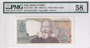 Italy, 2.000 Lire, 1976, ... 