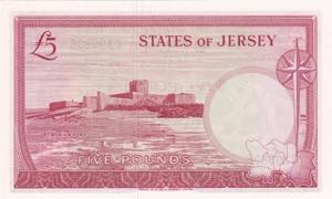 Jersey, 5 Pounds, 1963, UNC, p9b