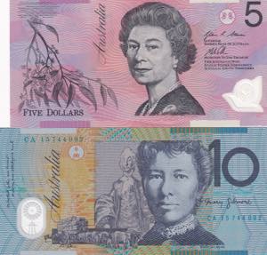 Australia, 5-10 Dollars, ... 