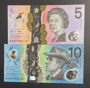 Australia, 5-10 Dollars, ... 