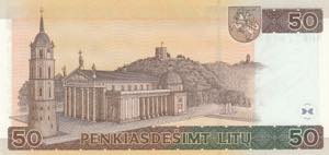 Lithuania, 50 Litu, 2003, UNC, p67