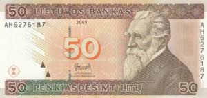 Lithuania, 50 Litu, ... 