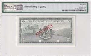 Luxembourg, 10 Francs, 1954, UNC, p48s, ... 