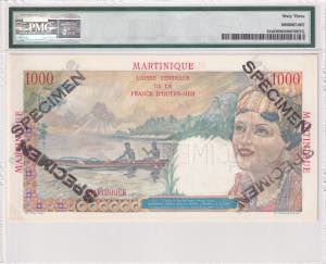 Martinique, 1.000 Francs, 1947/49, UNC, ... 