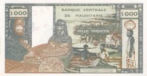 Mauritania, 1.000 Ouguiya, 1973, UNC, p3s, ... 