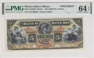 Mexico, 5 Pesos, ... 