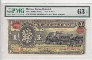 Mexico, 1 Peso, 1914, ... 
