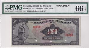 Mexico, 1.000 Pesos, ... 