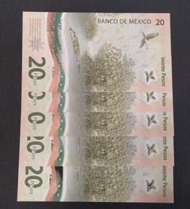 Mexico, 20 Pesos, 2021, UNC, pNew, (Total 5 ... 