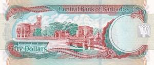 Barbados, 50 Dollars, 2007, UNC, p70a