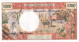 New Hebrides, 1.000 Francs, 1979, UNC, p20c