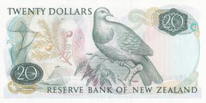 New Zealand, 20 Dollars, 1985/1989, UNC, ... 