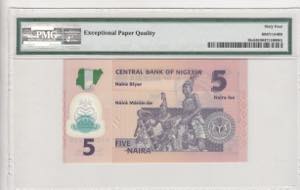 Nigeria, 5 Naira, 2011, UNC, p38c