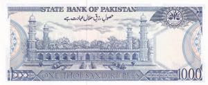Pakistan, 1.000 Rupees, 1986/2006, UNC, p43