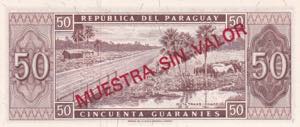 Paraguay, 50 Guaranies, 1952, UNC, p97s, ... 