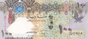 Qatar, 100 Riyals, 2007, ... 