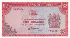 Rhodesia, 2 Dollars, ... 