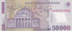 Romania, 50.000 Lei, 2001, UNC, p109a