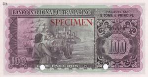 Saint Thomas & Prince, 100 Escudos, 1950, ... 