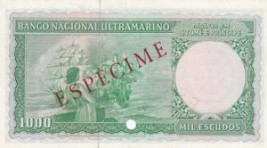 Saint Thomas & Prince, 1.000 Escudos, 1964, ... 