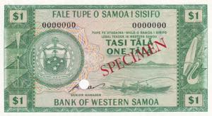 Samoa, 1 Tala, 1967, ... 