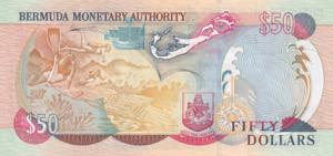 Bermuda, 50 Dollars, 2007, AUNC, p54b