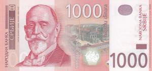 Serbia, 1.000 Dinara, ... 