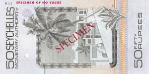 Seychelles, 50 Rupees, 1979, UNC, p25s, ... 