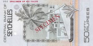 Seychelles, 50 Rupees, 1989, UNC, p30, ... 