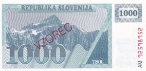 Slovenia, 1.000 ... 