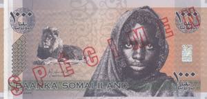 Somaliland, 1.000 ... 
