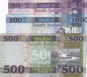 South Sudan, 50-100-500 Pounds, 2017/2018, ... 