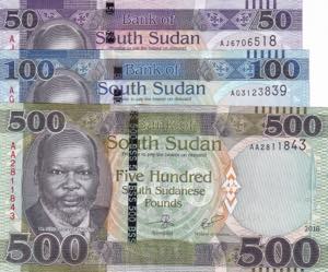 South Sudan, 50-100-500 ... 