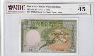 South Viet Nam, 5 Dông, ... 