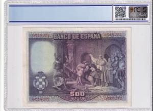 Spain, 500 Pesetas, 1928, XF, p877a