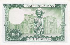 Spain, 1.000 Pesetas, 1965, XF, p151