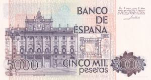 Spain, 5.000 Pesetas, 1979, UNC(-), p160a