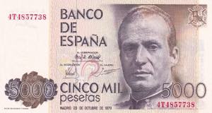Spain, 5.000 Pesetas, ... 