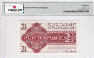 Suriname, 2 1/2 Gulden, 1967, UNC, p117b