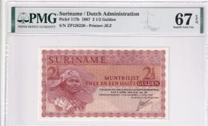 Suriname, 2 1/2 Gulden, ... 
