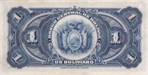 Bolivia, 1 Boliviano, 1928, UNC, p118a