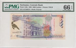 Suriname, 5.000 Gulden, ... 