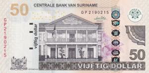 Suriname, 50 Dollars, ... 