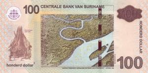 Suriname, 100 Dollars, 2019, UNC, p166e