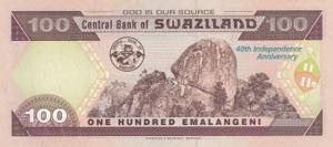 Swaziland, 100 Emalangeni, 2008, UNC, p34