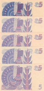 Sweden, 5 Kronor, 1966/1981, UNC, p51, ... 