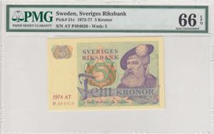 Sweden, 5 Kronor, 1974, ... 