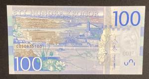 Sweden, 100 Kronor, 2016, UNC, p71b