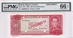 Bolivia, 100 Pesos ... 